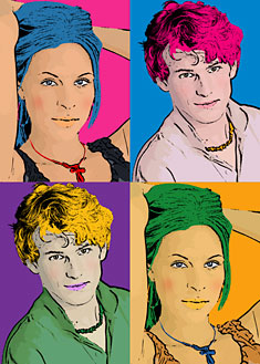 Diseño Andy Warhol acabado