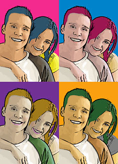 Diseño Andy Warhol acabado